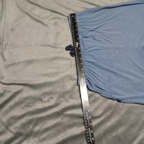 Perry Ellis Sweatpants Mens Large Blue Comfort Stretch Drawstring Pajama Bottom - Picture 5 of 14